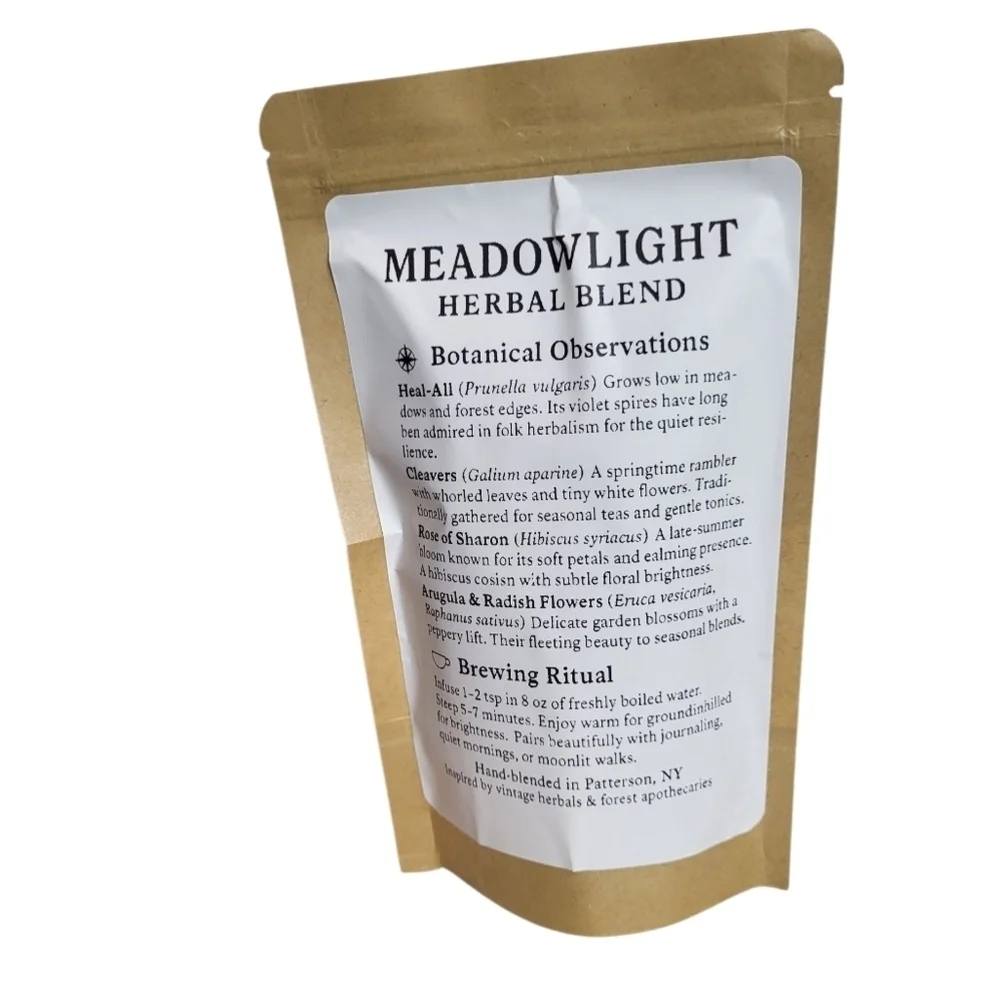 Meadowlight Herbal Blend Loose Leaf Tea | Caffeine-Free Wildflower Infusion